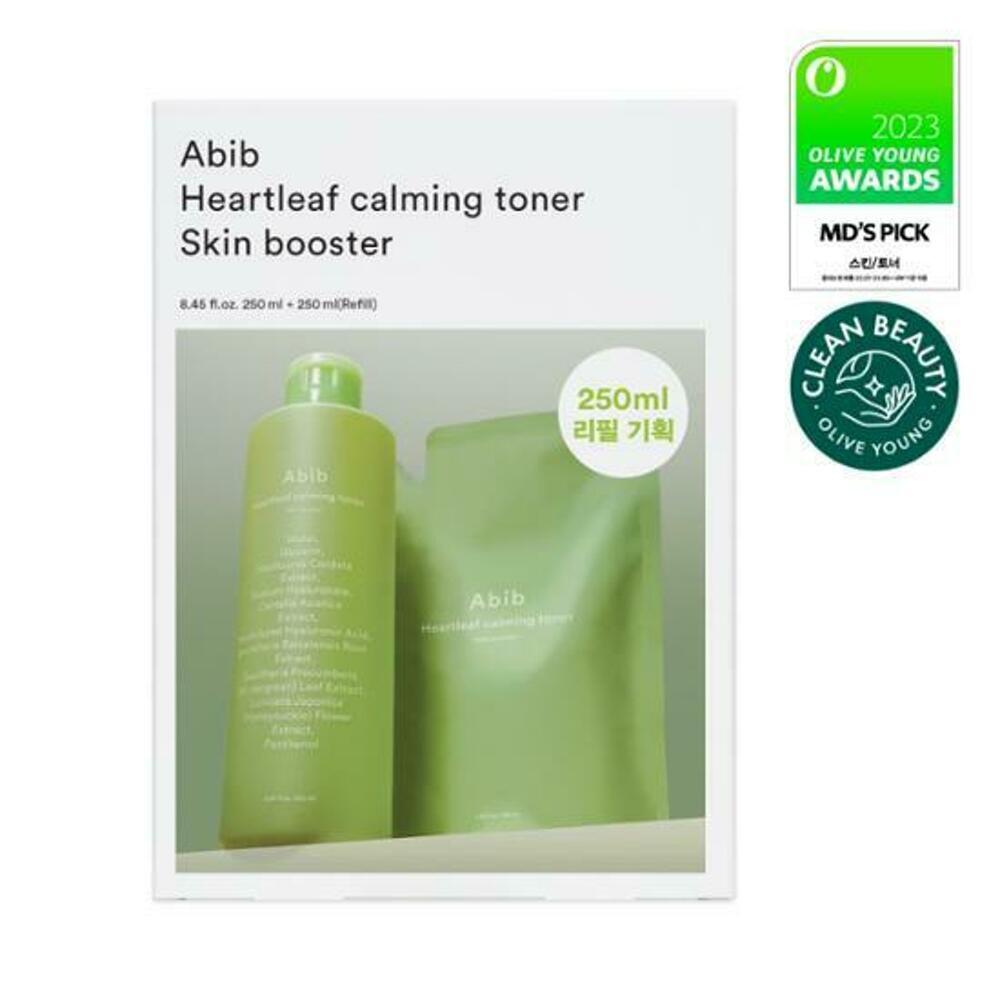 [K-Beauty] Abib Heartleaf Calming Toner Skin Booster 250mL Special Set (+250mL)