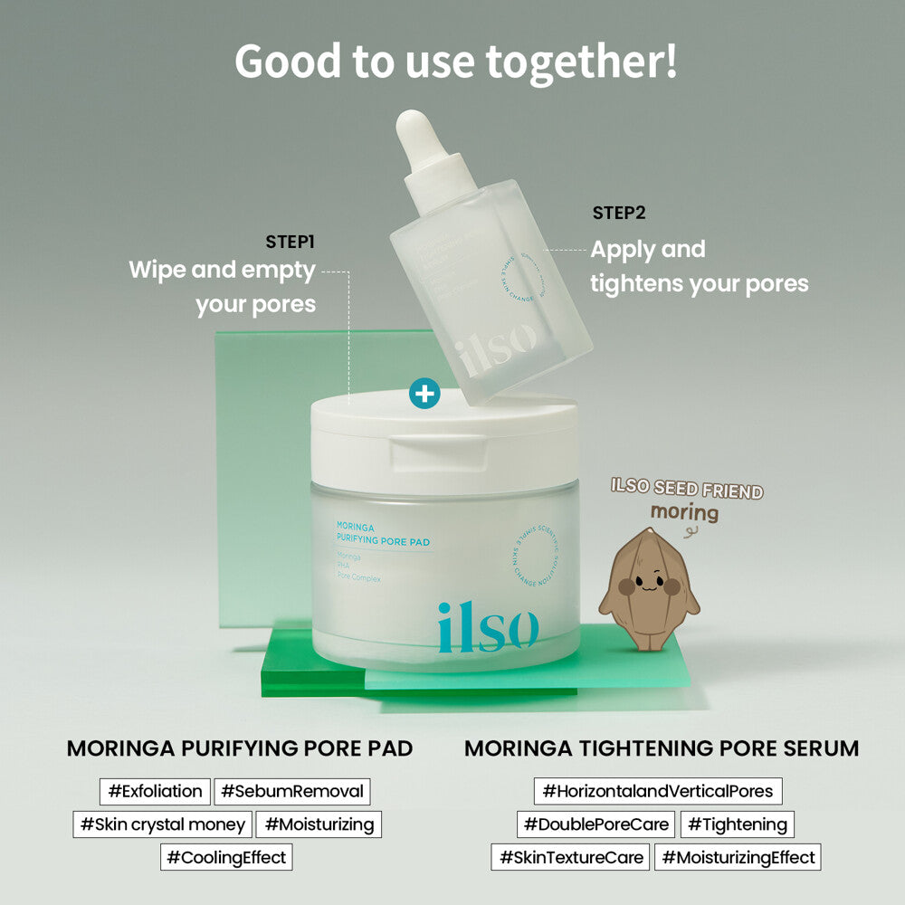 [K-Beauty] ilso Moringa Tightening Pore Serum 30mL