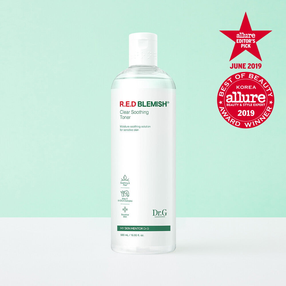 [K-Beauty] Dr.G Red Blemish Clear Soothing Toner 500mL