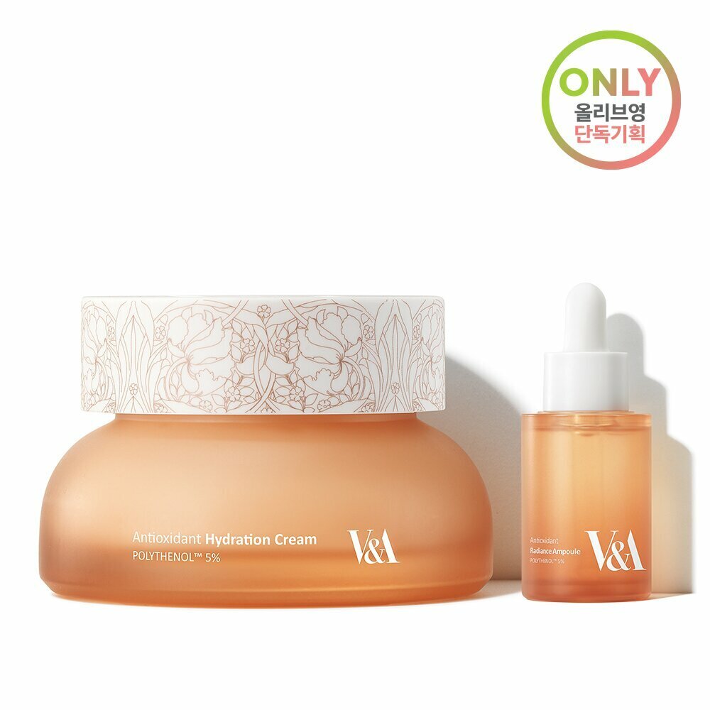 [K-Beauty] V&A BEAUTY Antioxidant Hydration Cream 50mL Special Set (+Ampoule 20mL)