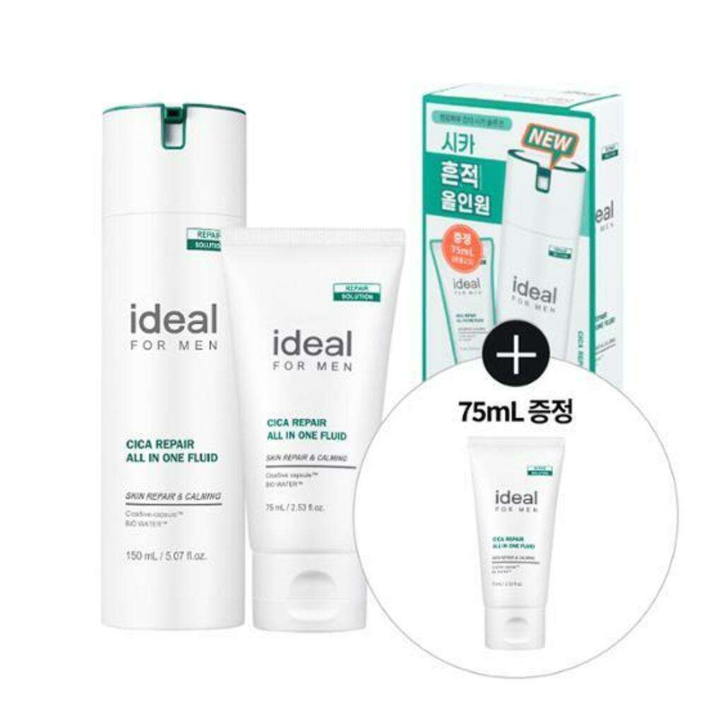 [K-Beauty] Ideal for Men Cica Repair All In One Fluid Limited Set (+75mL)