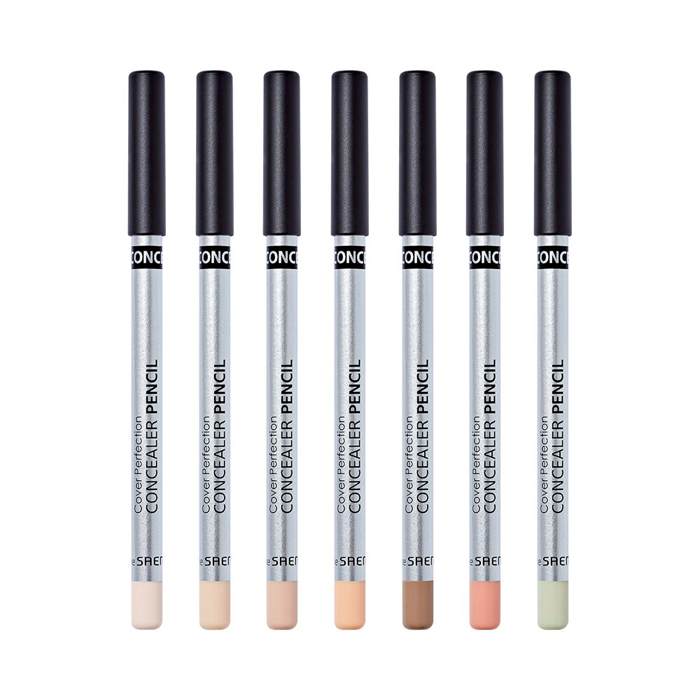 [K-Beauty] the SAEM Cover Perfection Concealer Pencil 1.7g 7 Colors Limited Set