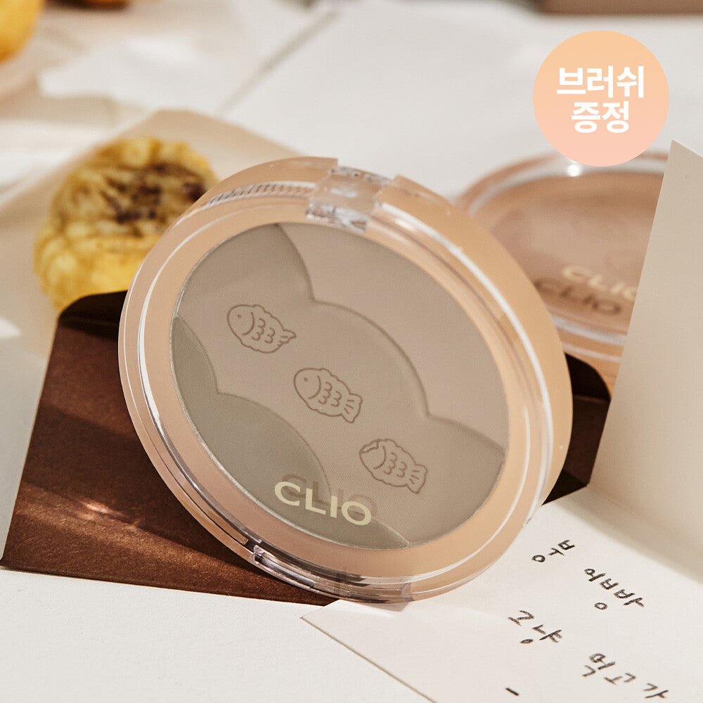 [K-Beauty] CLIO SHADE & SHADING BRUSH GIFT