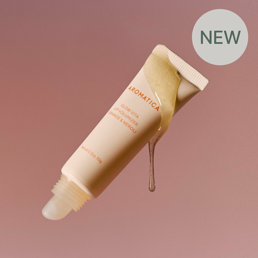 [K-Beauty] AROMATICA Glow Vita Lip Volumizer Orange & Neroli 10g