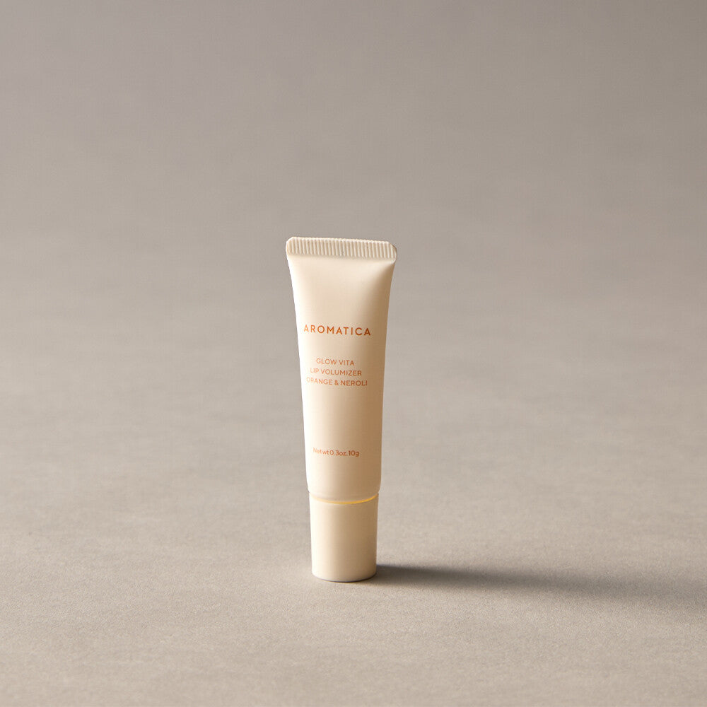 [K-Beauty] AROMATICA Glow Vita Lip Volumizer Orange & Neroli 10g