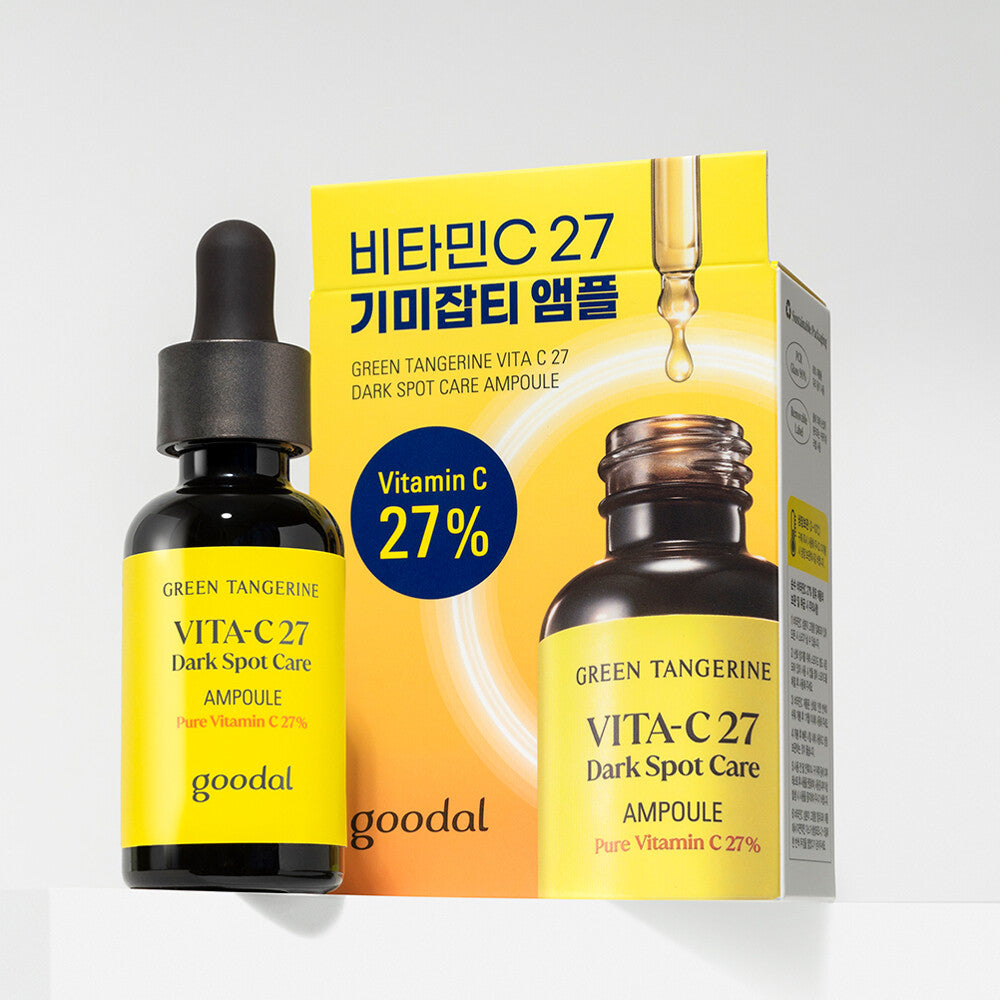 [K-Beauty] goodal Green Tangerine Vita C 27 Dark Spot Care Ampoule 16g