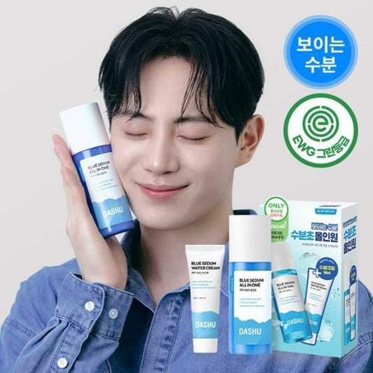 [K-Beauty] DASHU Boy Blue Sedum All In One 150ml Special Set (+Water Cream 50ml)