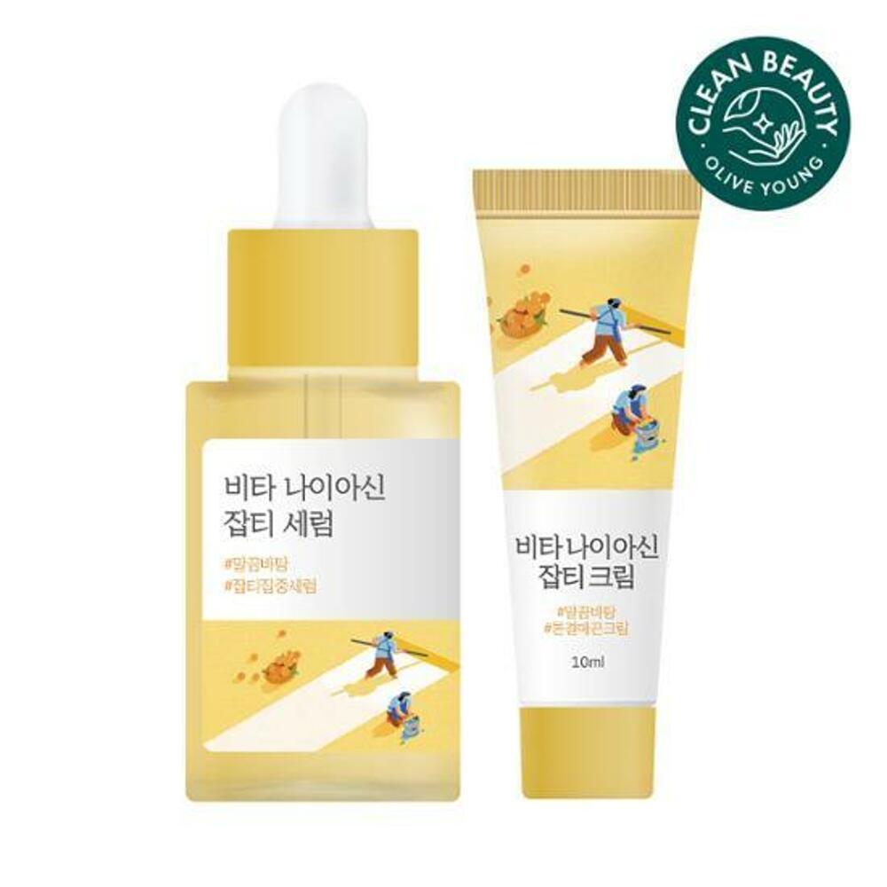 [K-Beauty] ROUND LAB Vita Niacin Blemish Serum 30ml Special Set (+Blemish Cream 10ml)