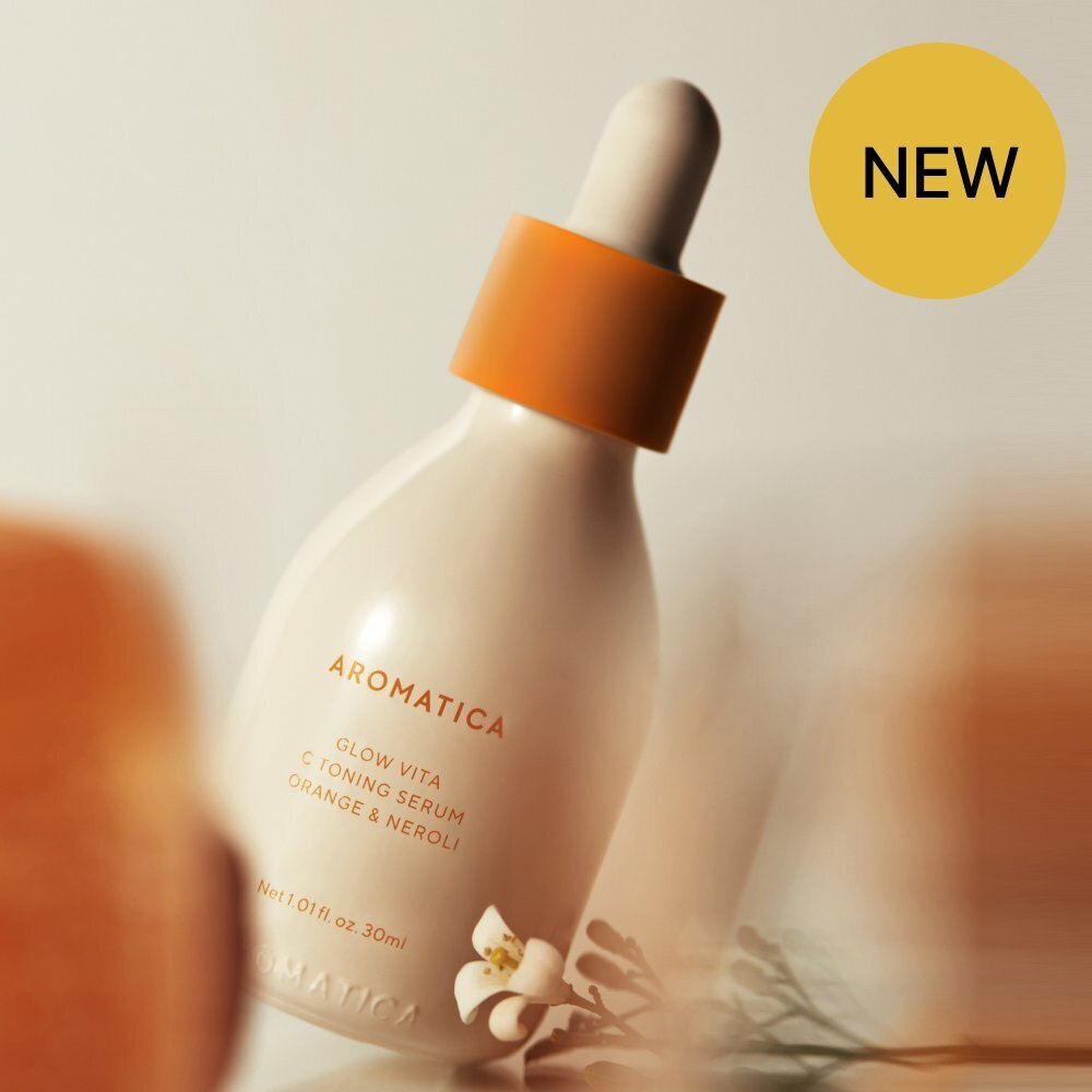 [K-Beauty] AROMATICA Glow Vita C Toning Serum Orange & Neroli 30ml