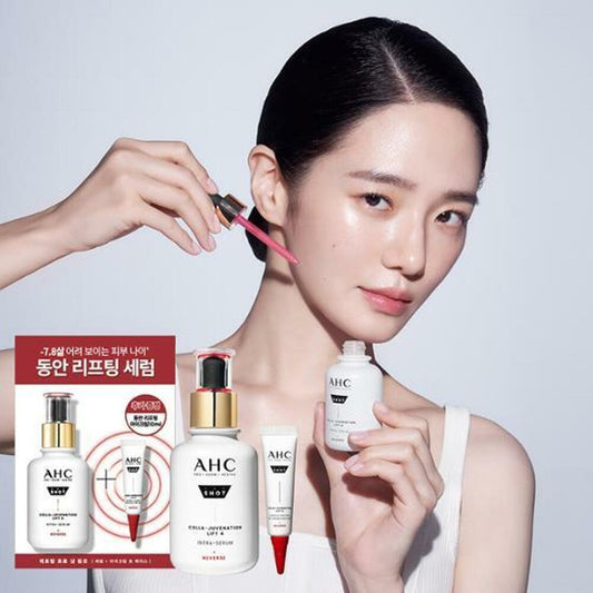 [K-Beauty] AHC Pro Shot Colla-Rejuvenation Lift 4 Intra-Serum 40ml Special Set (+Eye Cream 10ml)