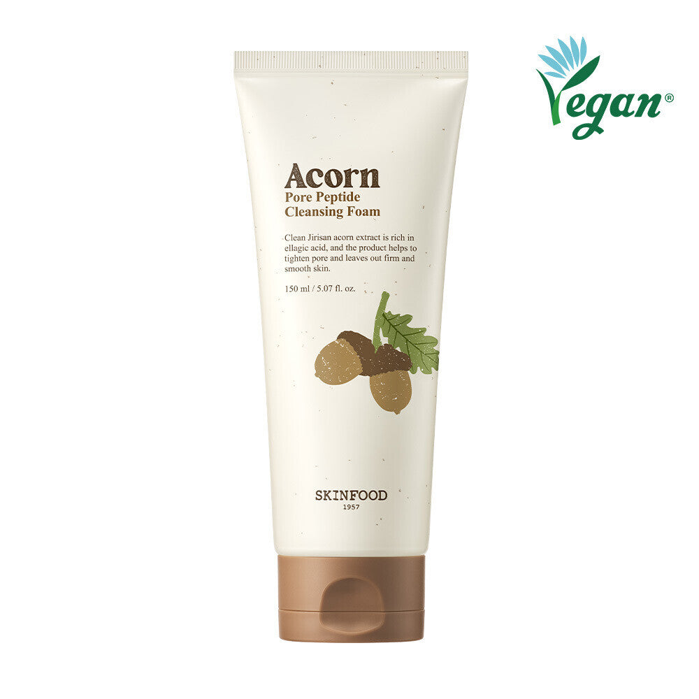 [K-Beauty] SKINFOOD Acorn Pore Peptide Cleansing Foam 150ml