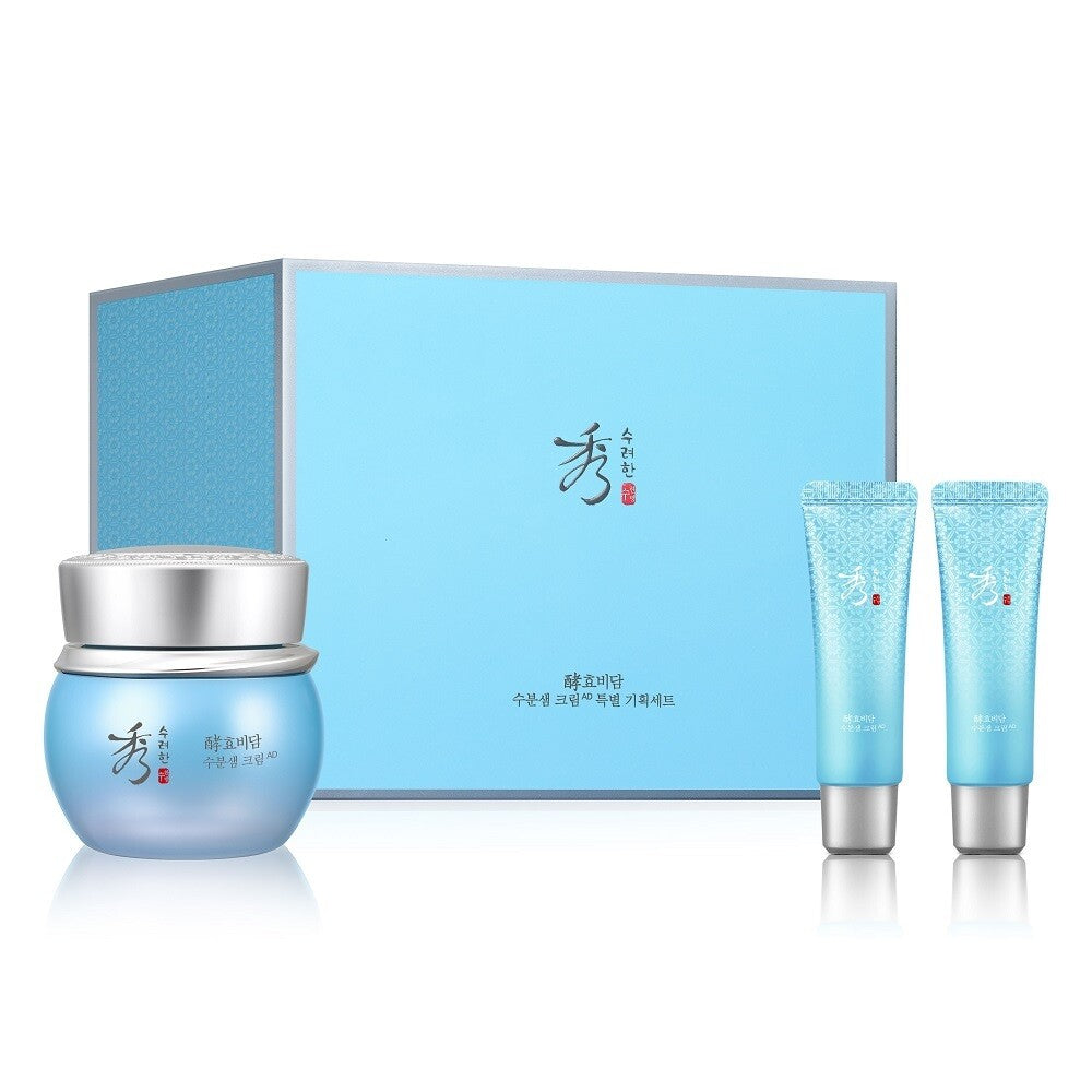 [K-Beauty] Sooryehan Hyobidam Water Spring Cream 75ml Set (+25ml*2ea)