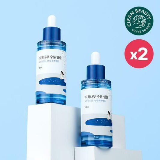 [K-Beauty] ROUND LAB Birch Juice Moisturizing Ampoule 50mL 1+1