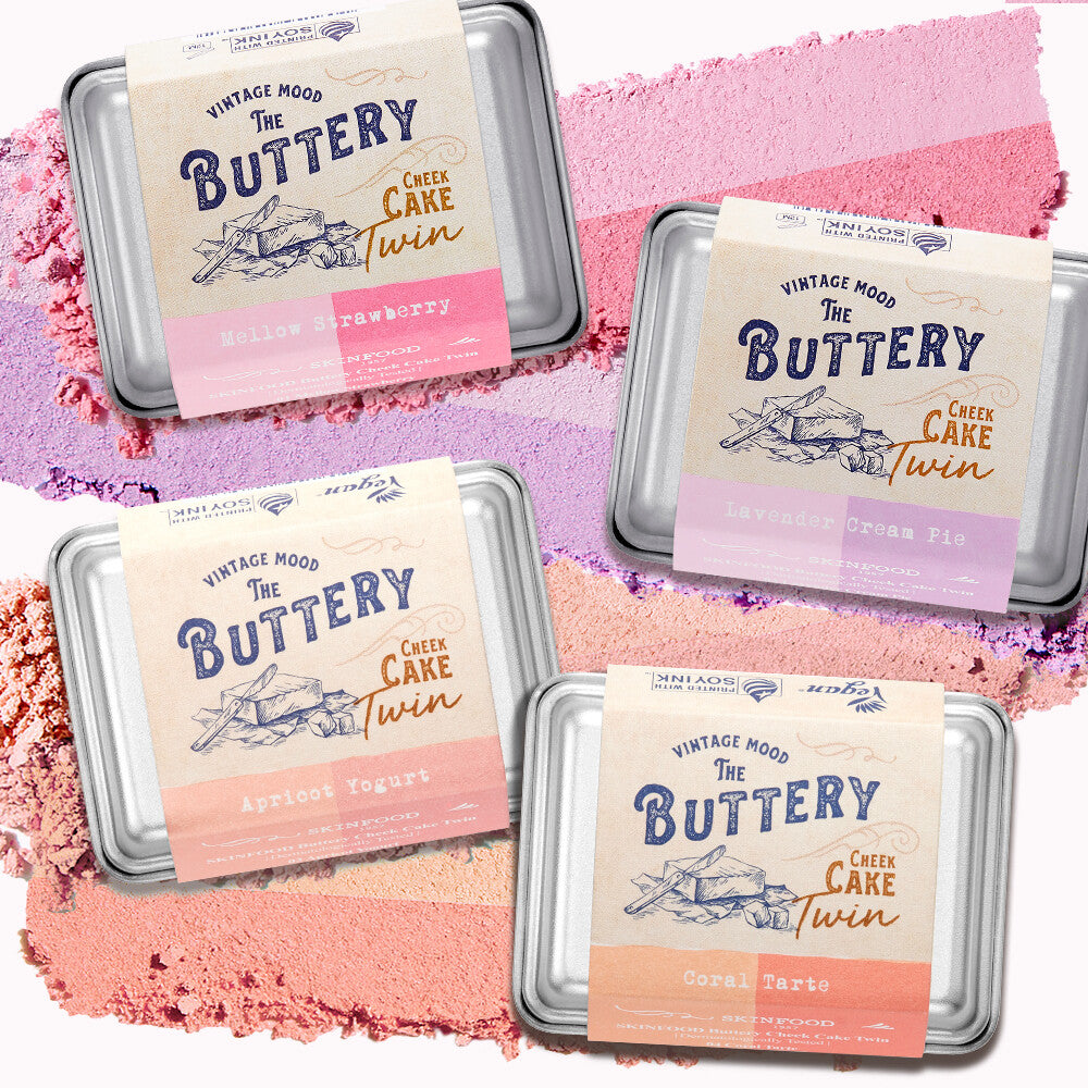 [K-Beauty] SKINFOOD Buttery Cheek Cake Twin 9g