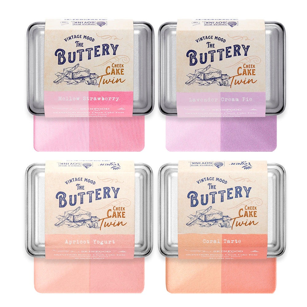 [K-Beauty] SKINFOOD Buttery Cheek Cake Twin 9g