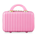 Hard Shell Cosmetic Travel Case – Pink, 11.5" x 8.5"