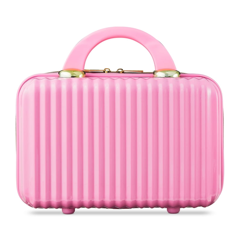 Hard Shell Cosmetic Travel Case – Pink, 11.5" x 8.5"