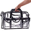 SHANY Clear Makeup Bag with Shoulder Strap, Large Pro MUA